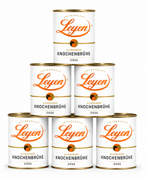 6 × Ziegenknochenbrühe