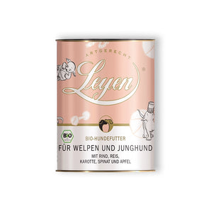 Bio Welpen- und Junghundefutter