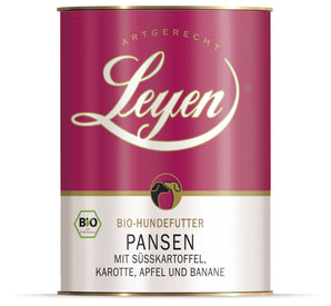 Bio-Pansen mit Süßkartoffeln, Apfel und Banane Artgerecht bio und gut