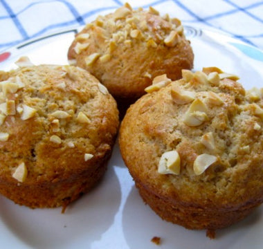 Rock’n Roll Over: Peanutbutter-Banana-Muffins