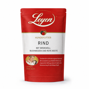 Rind mit Buchweizen, Brokkoli und Roter Beete