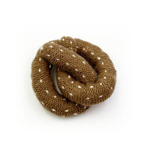 Hundespielzeug Brezel robust Baumwolle Fairtrade